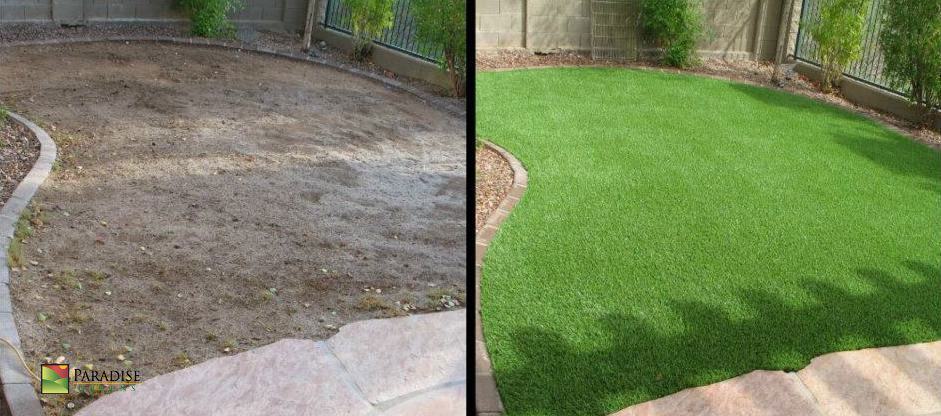 Artificial Grass Turns Your Brown Yard Green