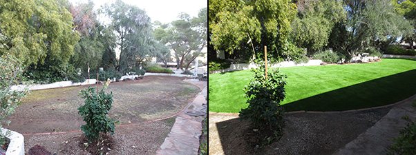 artificial grass increases backyard value