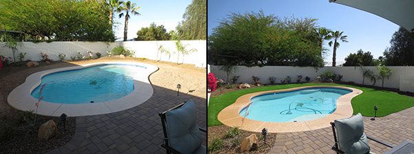 Artificial Grass Use Around a Pool