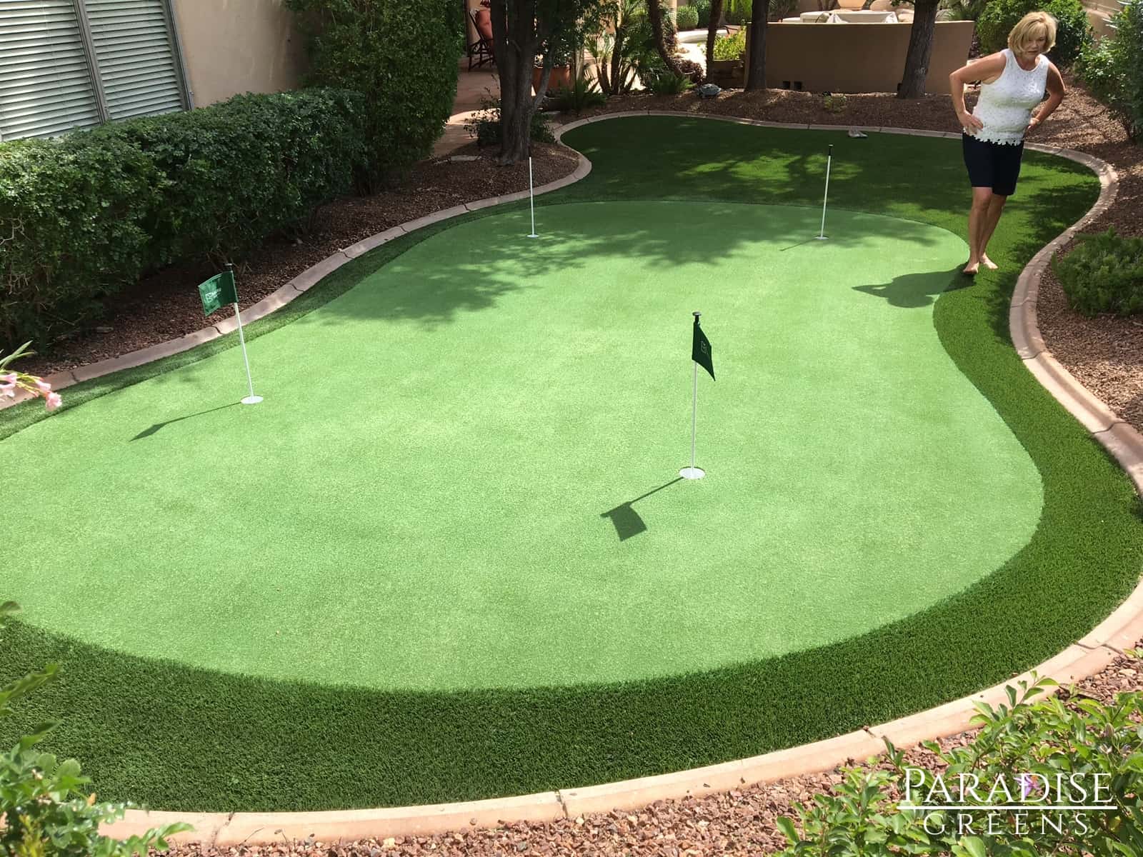 artificial turf golf course in Scottsdale Arizona