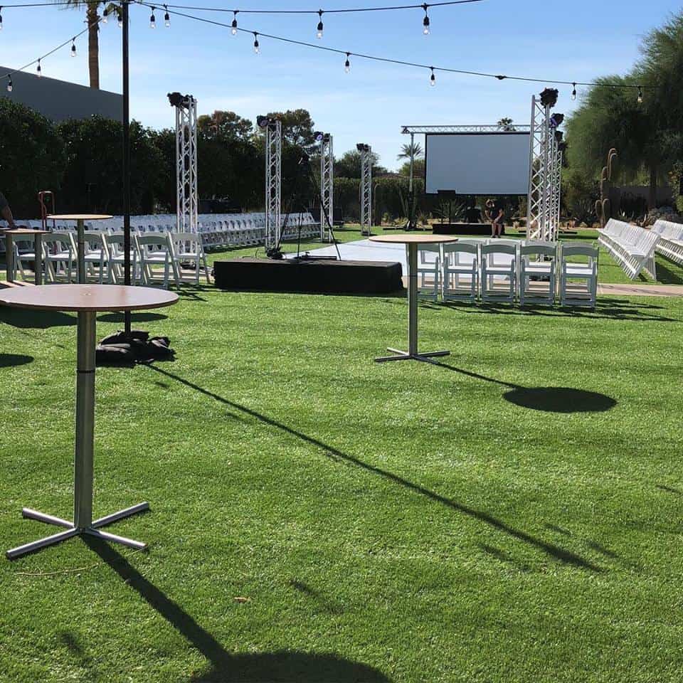 andaz artifical lawn event space