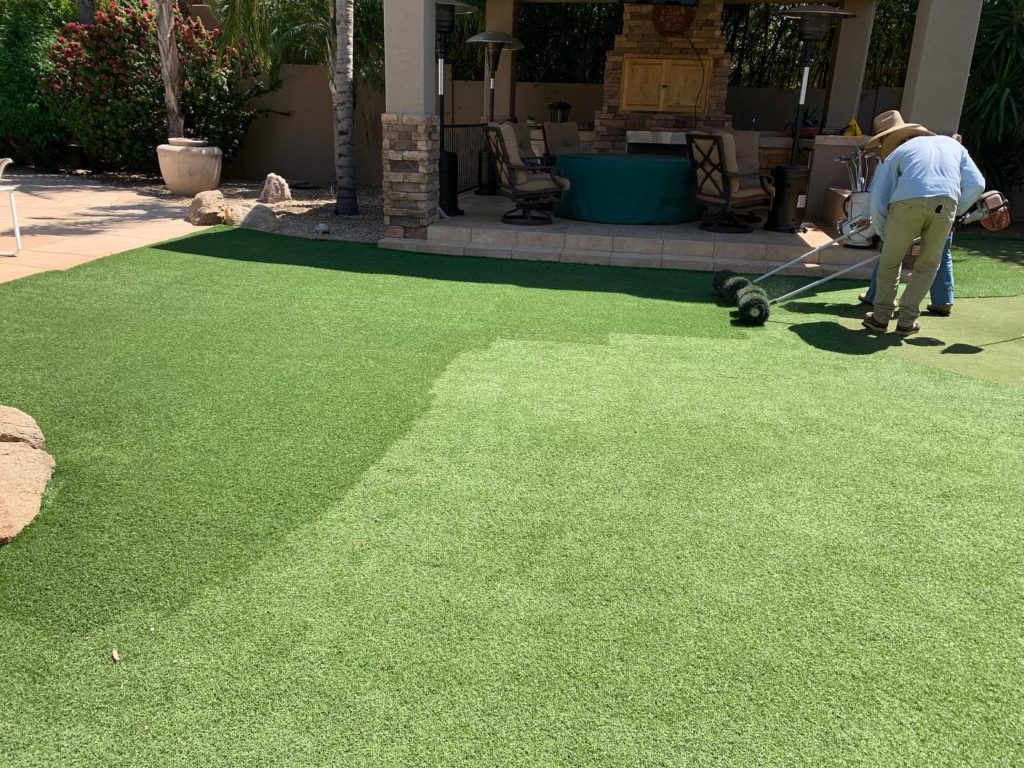 Artificial Grass Lasts - This was installed 2006
