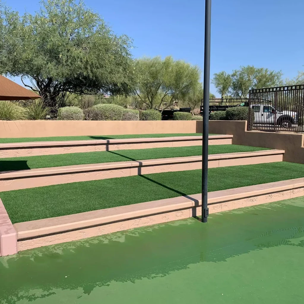 country club artificial grass lawn