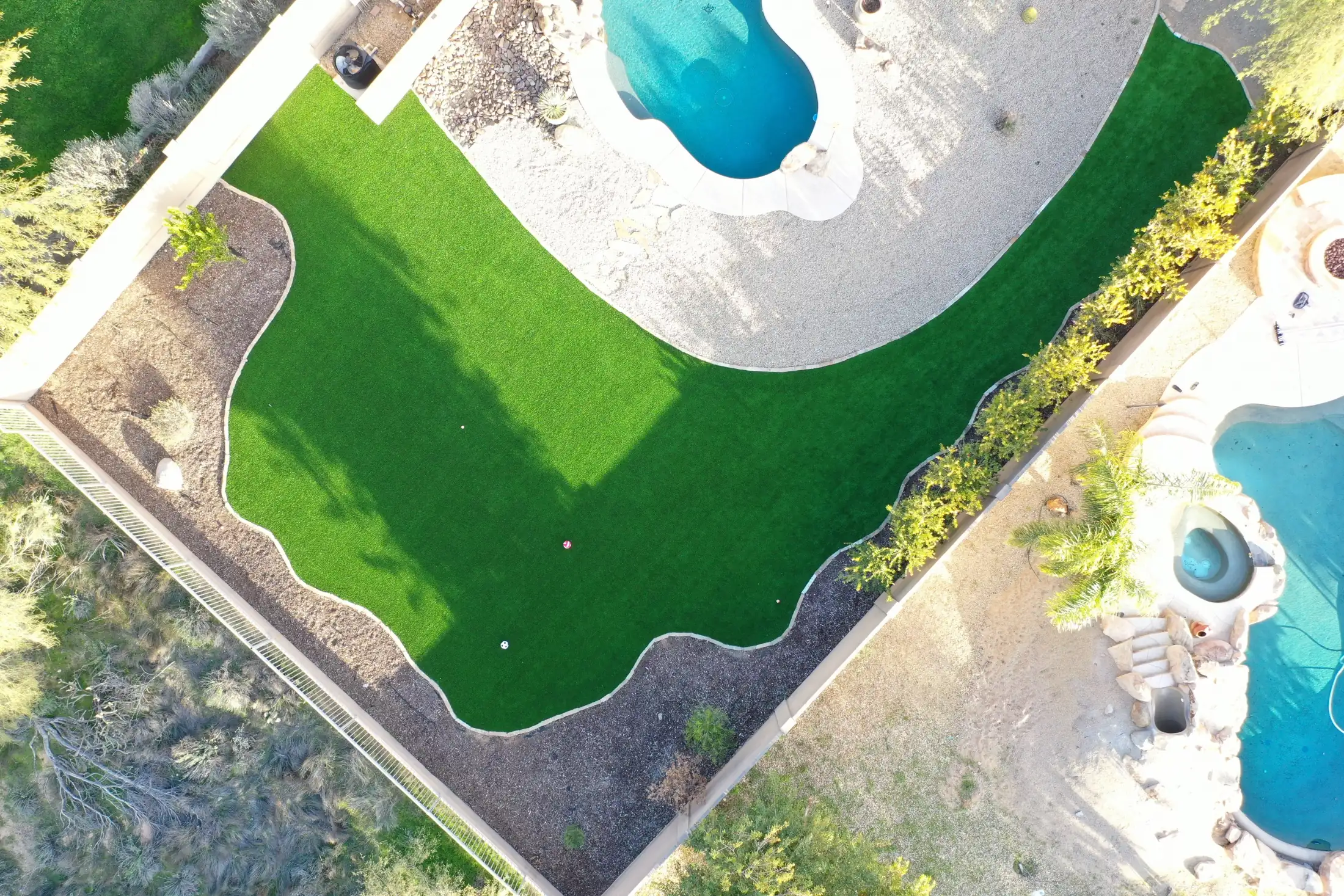 Backyard Artificial Grass in Phoenix, AZ