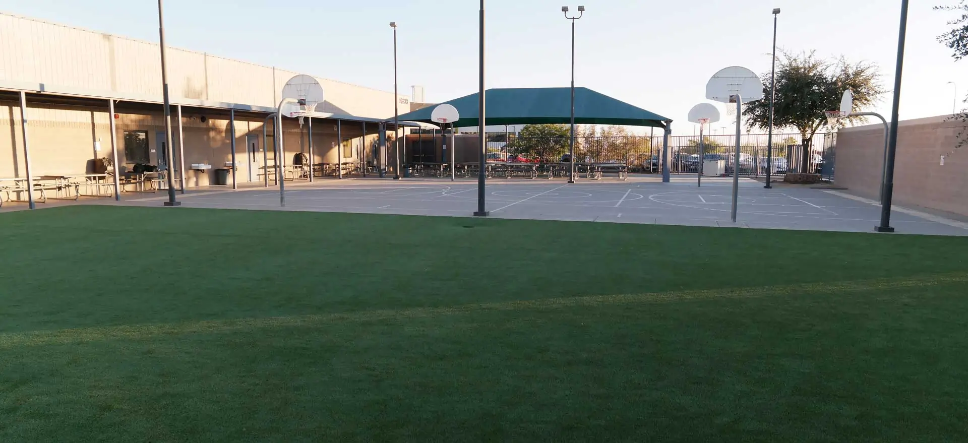 Horizon Honors middle school artificial grass